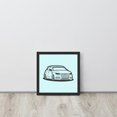 Custom Car Poster - Framed poster