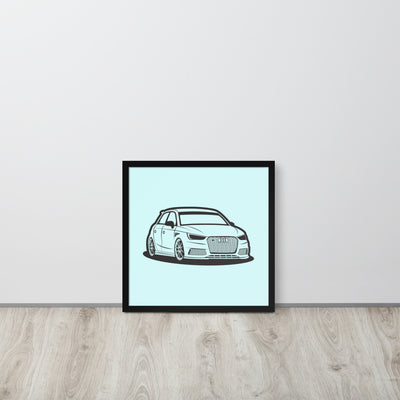 Individuelles Auto-Poster – gerahmtes Poster