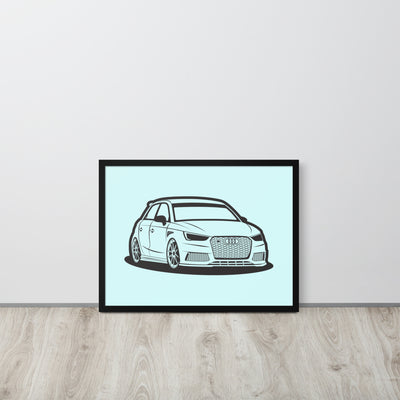 Custom Car Poster - Framed poster