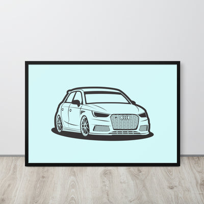 Custom Car Poster - Framed poster