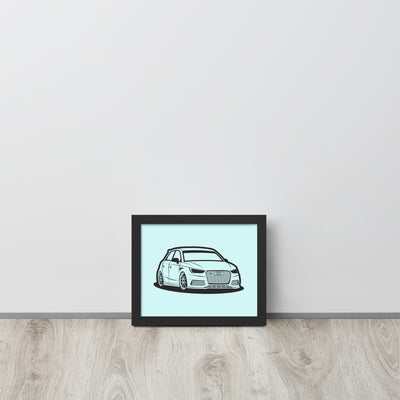 Custom Car Poster - Framed poster