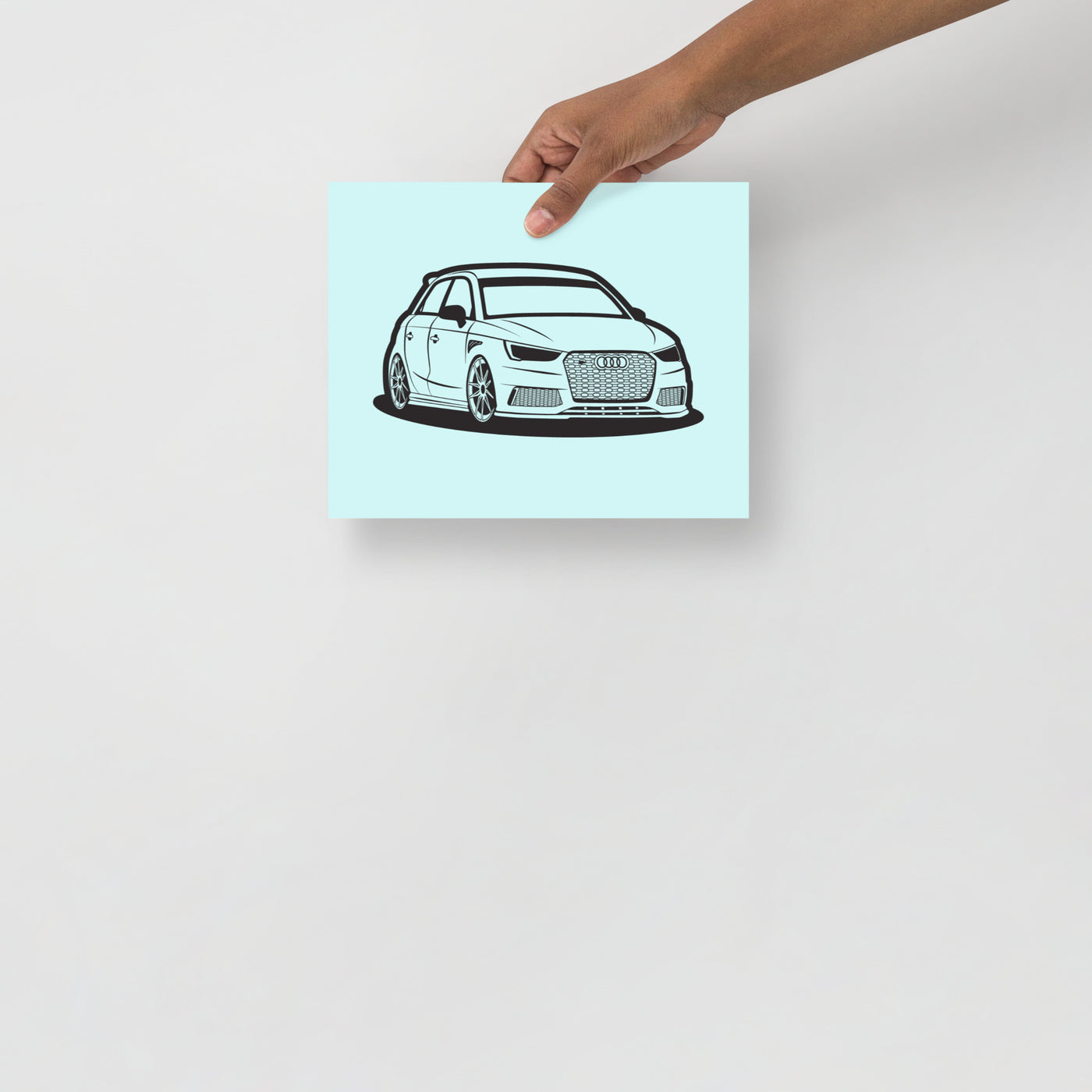 Individuelles Autoposter – Mattes Papier